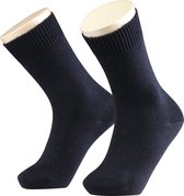 FALKE Comfort Wool eenkleurig wol sokken kinderen blauw - maat 39-42