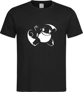 Zwart T-Shirt “ Pokemon / Squirtle “ print Wit Size XXXXL