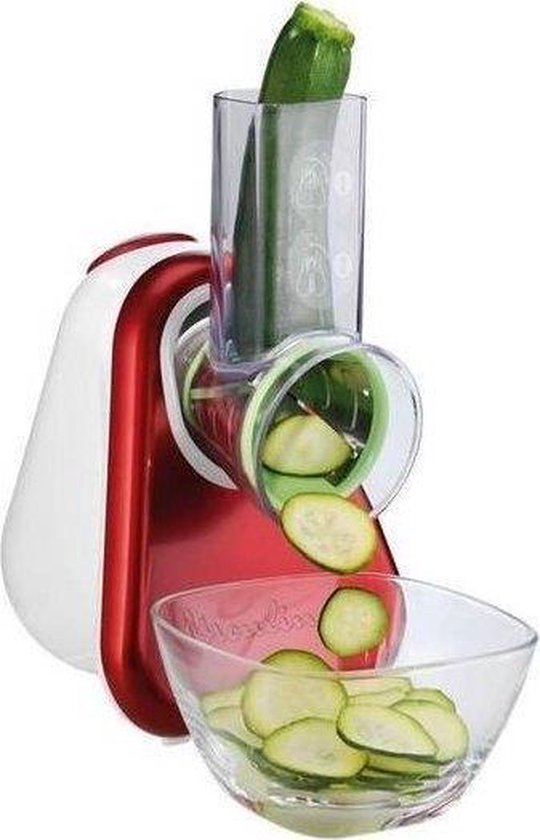 Moulinex DJ755G Fresh Express+ - Hakmolen - Rood/Wit — afbeelding 2