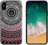 MP Case TPU case Mandala print voor Apple iPhone X -Achterkant / backcover