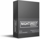 Nightsrest Jersey Hoeslaken - Antraciet Maat: 1-Persoons (80/90x200cm)