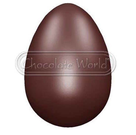 Chocolate World Polycarbonaat Chocolade Vorm -Ei Glad- | bol.com