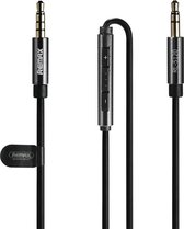 Audio (3.5mm) AUX kabel Male-Male 1.2m - Zwart