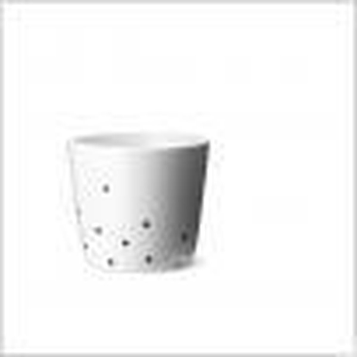 Ann Black Ruth - M - Beker - Met Stippen Patroon - Blauw