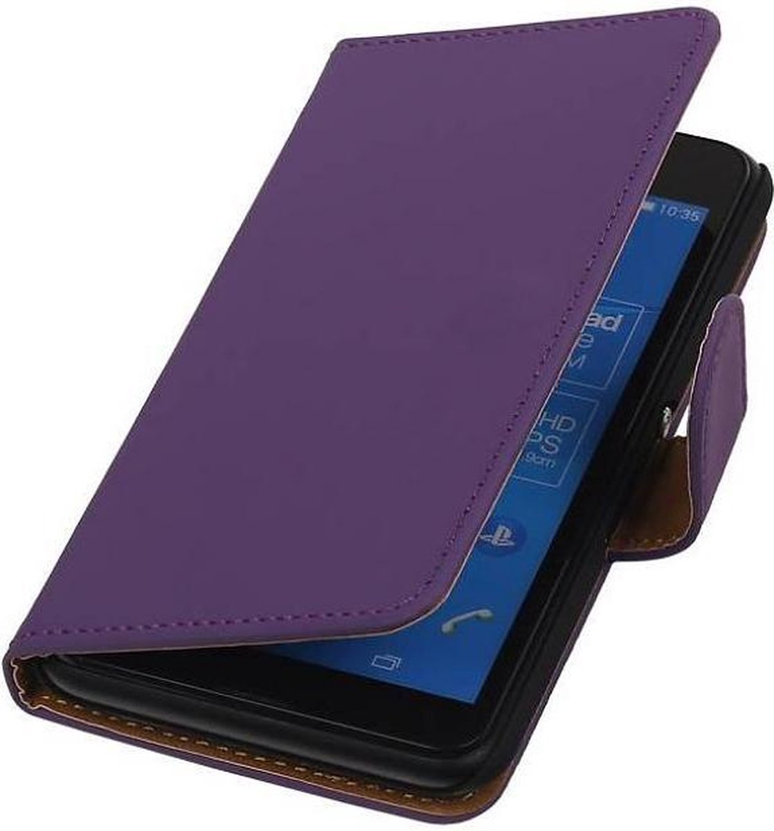 Bookstyle Hoes Geschikt voor Sony Xperia E4g Paars