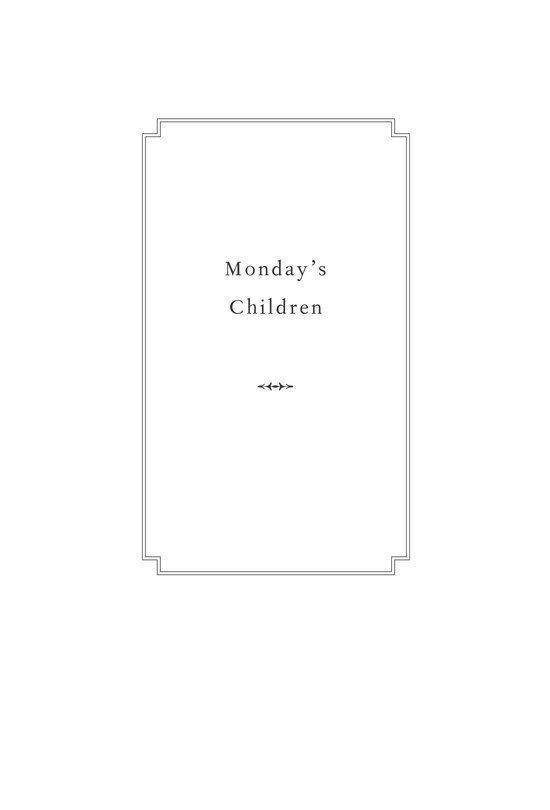 Titelpagina met 'Monday's Children'.