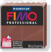 FIMO professional - ovenhardende, professionele boetseerklei blok 85 g - chocolade