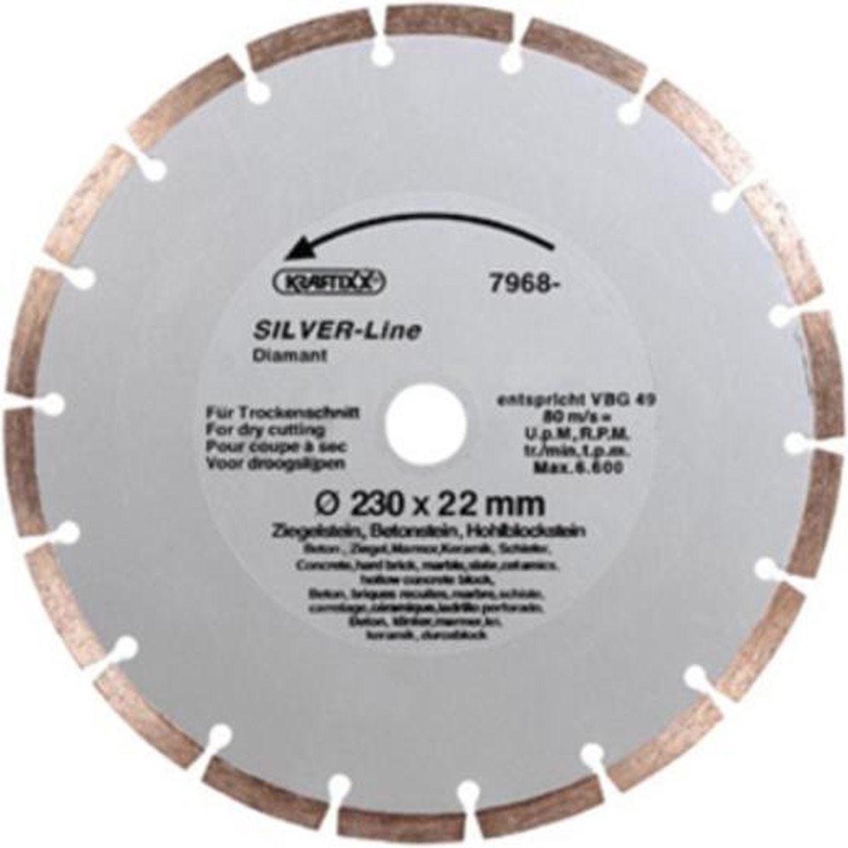 KWB KRAFTIXX Dia Kesme Diski Çap 178 Mm 796770