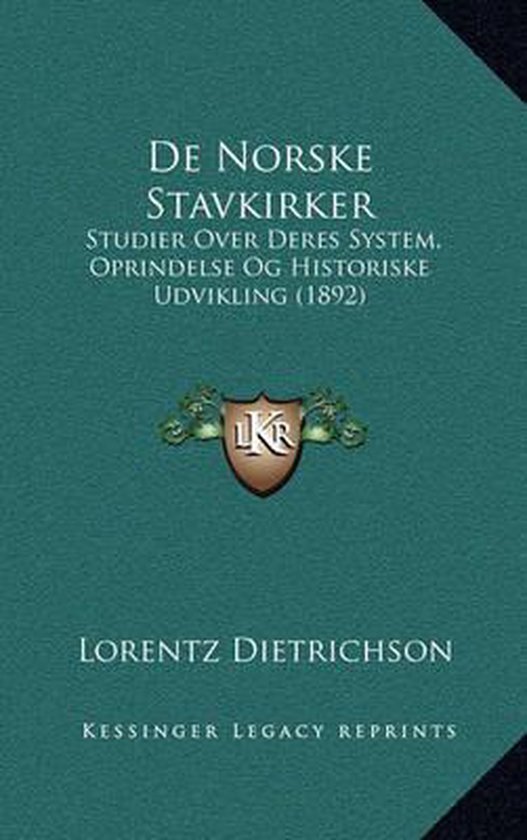 de Norske Stavkirker - cover