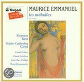 Emmanuel: Les Melodies / Florence Katz, Marie Girod, et al