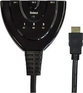 HDMI 3 > 1 Switch met 55cm kabel