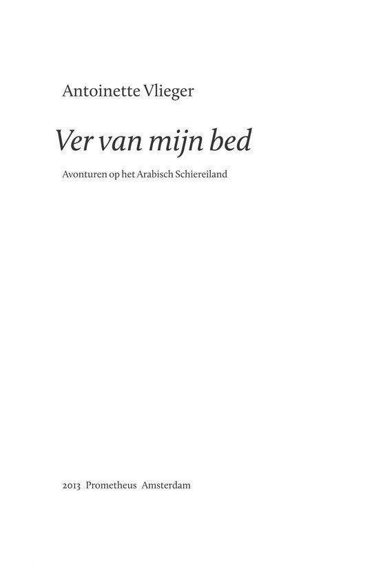 Ver van mijn bed, Antoinette Vlieger | 9789044622553 | Boeken | bol.com
