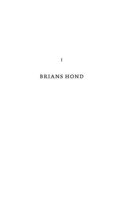 Pagina met de titel 'BRIANS HOND'.
