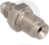 RVS adapter male / male D03 - 7/16 - 24 concave