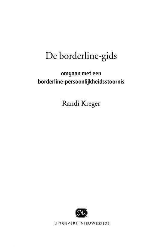 Titelpagina van "De borderline-gids" van Randi Kreger.