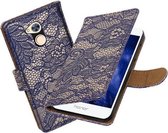 BestCases.nl Huawei Honor 6A Lace booktype hoesje Blauw