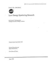 Low-Energy Sputtering Research