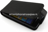 Stijlvolle en solide genuine leather flipcase voor Samsung Galaxy S Advance i9070