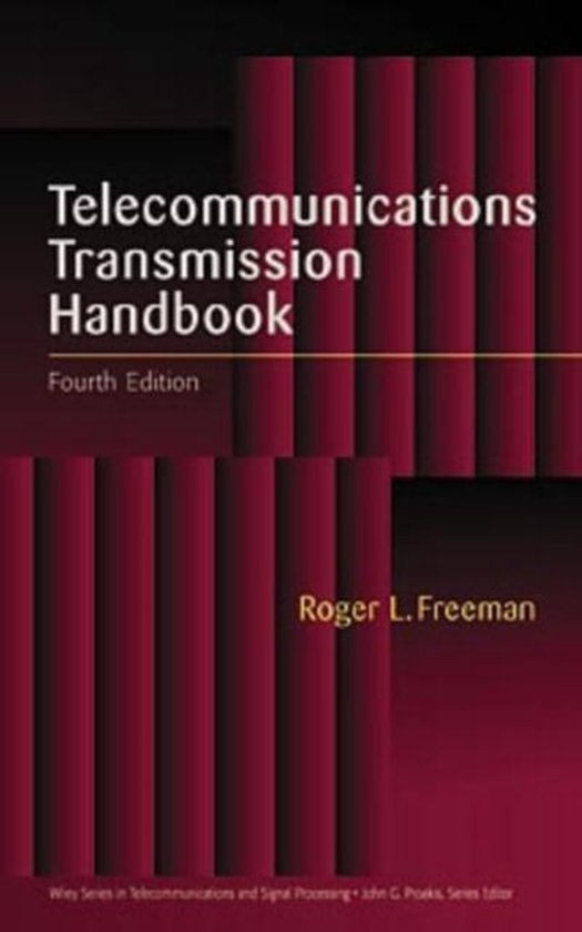 Telecommunications Transmission Handbook - cover