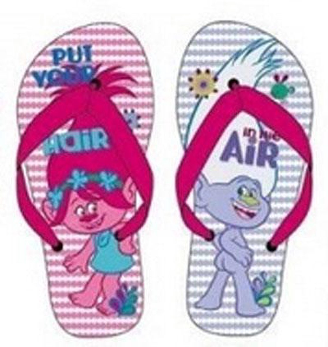 Trolls teen slippers Put your Hair in the Air