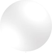 Witte Reuze Ballon XL Metallic 91cm