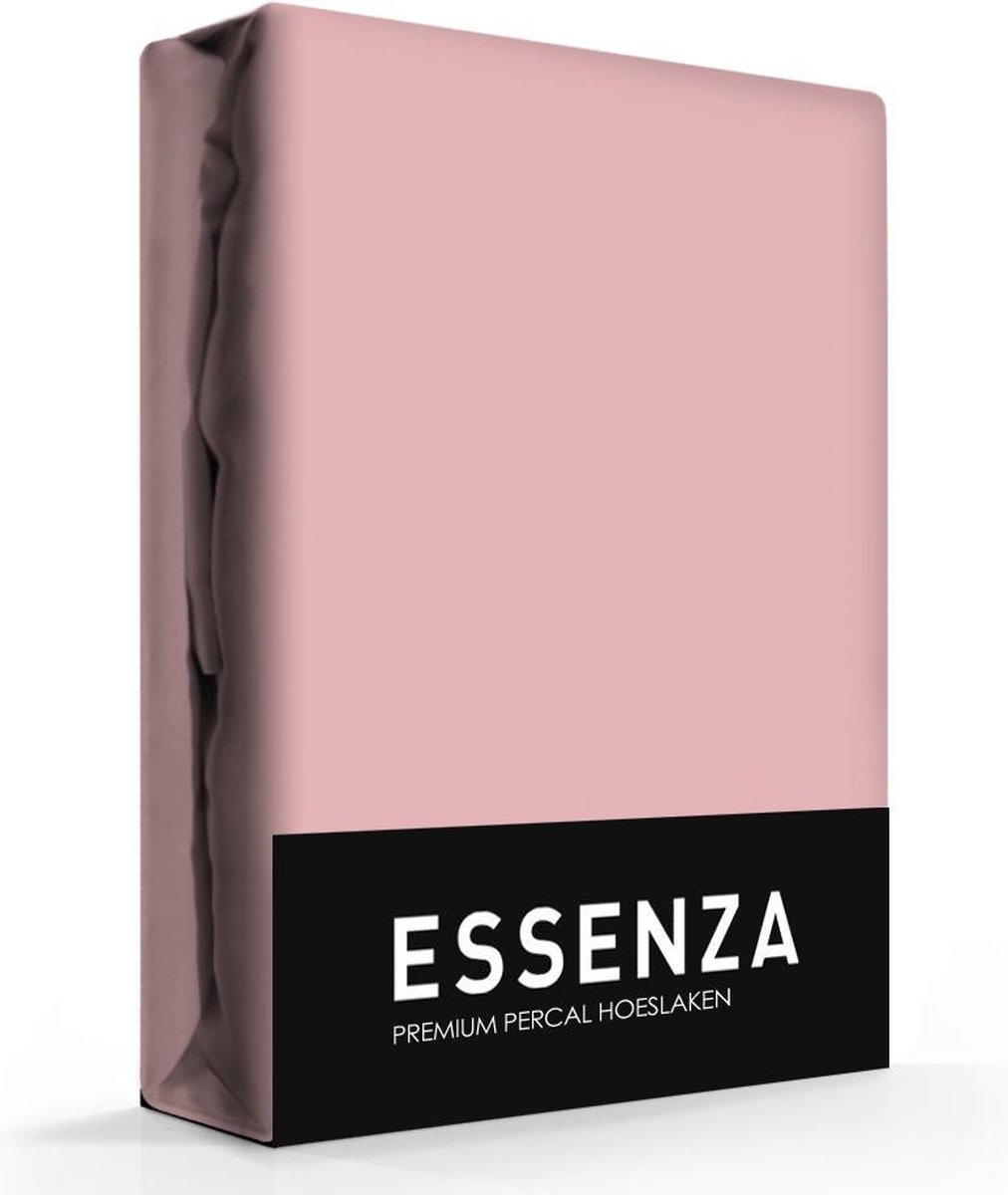 Essenza Hoeslaken Premium Percal Pink-120 x 190 cm