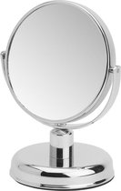 Gérard Brinard metalen make up spiegel chroom 10x vergroting - Ø17cm spiegels