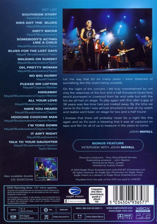 70th Birthday Concert: Special Edition [DVD]