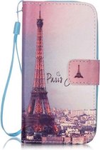 Parijs Eiffeltoren book case hoesje wallet LG K4