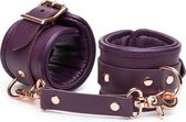 Fifty Shades - Freed Cherished Collection - Lederen Handboeien - Donkerpaars