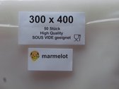 Marmelot Vacuumzakken Mikro Structuur 30X40cm 100stuks voor alle Merken Vacuum Sealers