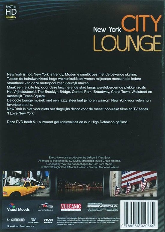Cover van de film 'City Lounge - New York'