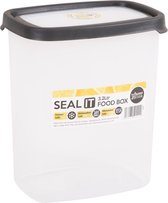 Boîte de conservation des aliments Wham Seal It - Rectangulaire - 3,2 litres - Lot de 2 pièces - Gris