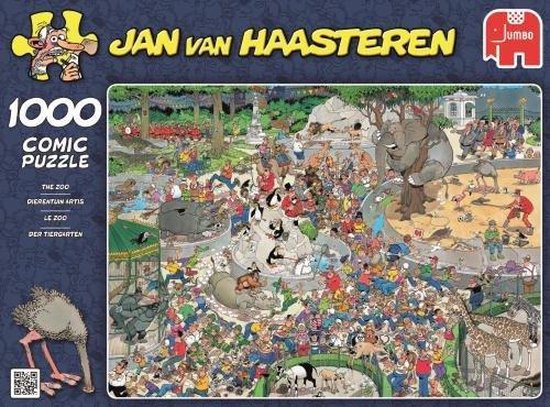 Jan van Haasteren Dierentuin puzzel - 1000 stukjes - Jan van Haasteren