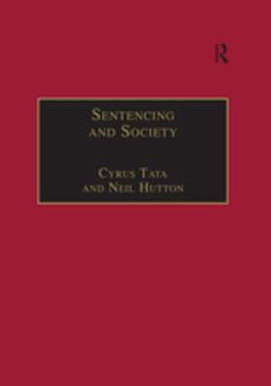 Sentencing and Society - cover