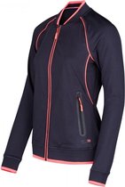 Dames Vest Gerberia Full Zip Top After Dark