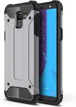 Armor Hybrid Hoesje Samsung Galaxy J6 (2018) - Grijs