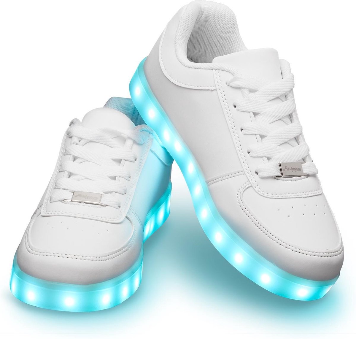 Schoenen met lichtjes - Lichtgevende led schoenen - Wit - Maat 45