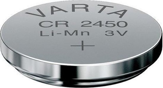 2 Stuks - Varta CR2450 3V 560mAh Professional Electronics Lithium knoopcel  batterij | bol.com