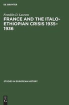 Studies in European History7- France and the Italo-Ethiopian crisis 1935–1936
