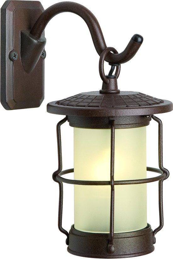 Garden Lights: Callisto Wandlamp 12 Volt - Roestbruin
