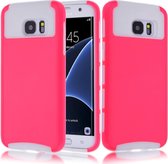 Phonest Hybrid core Shockproof case Samsung Galaxy S7 roze wit