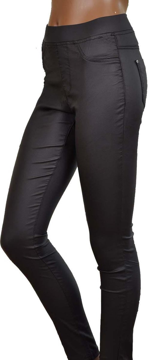 Leatherlook broek zwart - Maat 38 | bol.com