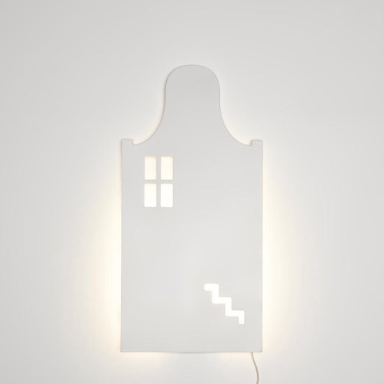 Grachtenpand lamp Nº 4 - huisje met LED | bol.com