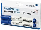 Viltstift Legamaster TZ100 whiteboard rond blauw 1.5-3mm 2st