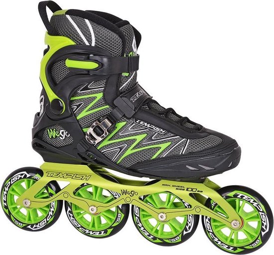 fusie Overtollig De gasten Tempish Inline Skates We-go 100 Heren Zwart/groen Maat 43 | bol.com