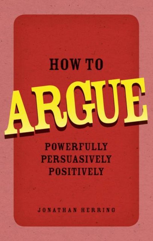 How To Argue - cover