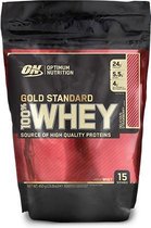 Optimum Nutrition Gold Standard 100% Whey Protein - Eiwitpoeder  - Eiwitshake / Proteine Shake - Aardbei Smaak - 450 gram  (14 shakes) - 1 Pot