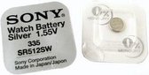 Sony 335, SR512SW knoopcel horlogebatterij