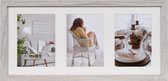 Fotolijst - Henzo - Modern Gallery - Collagelijst voor 3 foto's - Fotomaat 13x18 cm - Wit